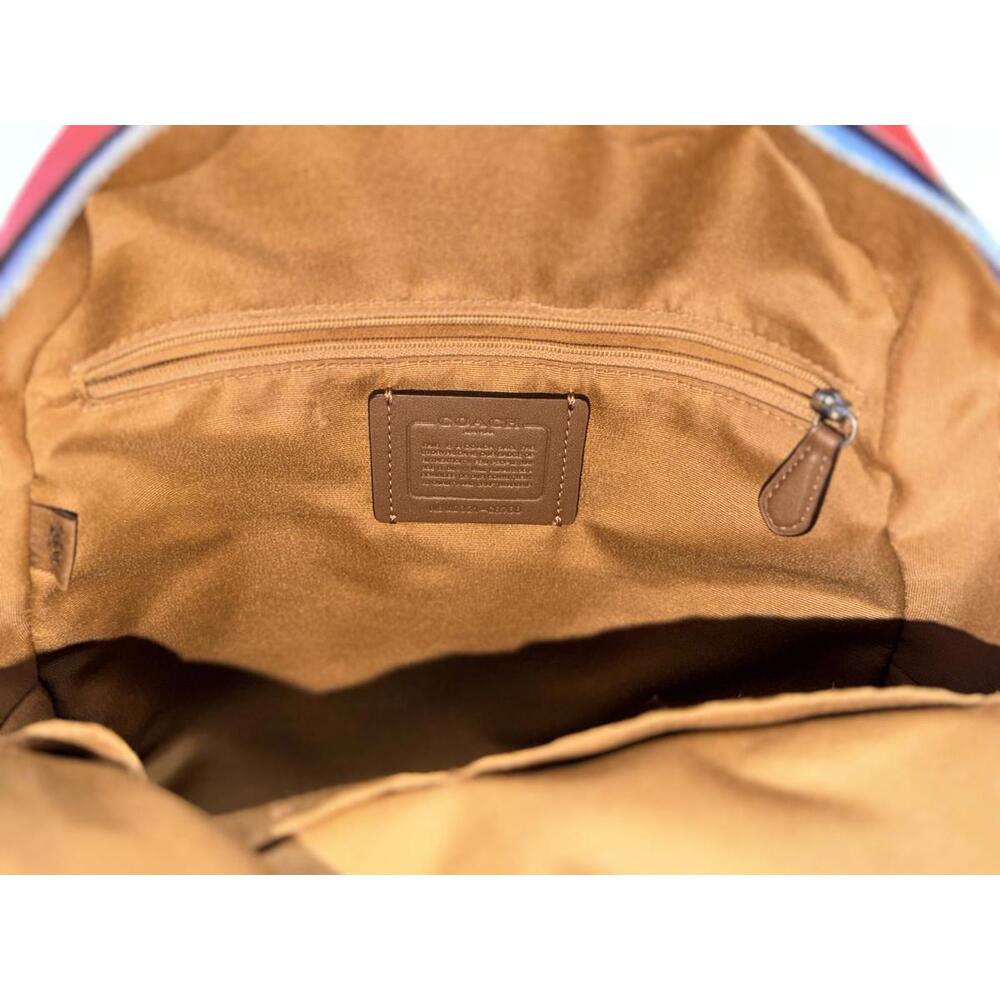 Coach Court Backpack In Colorblock - Multi Violet CR768 - Picture 7 of 8
